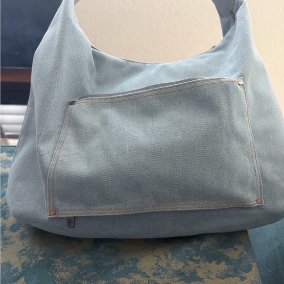 BÉIS GAP - The Shoulder Tote bag Denim Blue - Picture 5 of 8